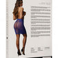 Le Desir Bliss Collection High-Waist Fishnet Skirt Blue Size OS