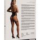 Le Desir Bliss Collection Open-Cup Strappy Teddy Black Size OS