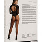 Le Desir Bliss Collection Short Sleeve Teddy Black Size OS