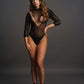 Le Desir Bliss Collection Short Sleeve Teddy Black Size OS
