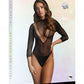 Le Desir Bliss Collection Short Sleeve Teddy Black Size OS