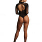Le Desir Bliss Collection Short Sleeve Teddy Black Size OS