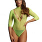 Le Desir Bliss Collection Short Sleeve Teddy Green Size OS