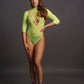 Le Desir Bliss Collection Short Sleeve Teddy Green Size OS