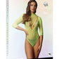 Le Desir Bliss Collection Short Sleeve Teddy Green Size OS