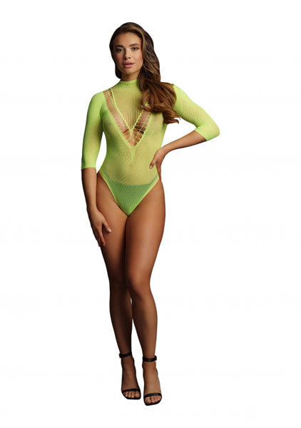 Le Desir Bliss Collection Short Sleeve Teddy Green Size OS