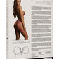 Le Desir Bliss Tie Dye Kiss Garterbelt & Dazzling Deep-v Cleavage Sticker Size OS