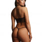 Le Desir Bliss Strappy Halter Top Black Size OS