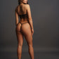 Le Desir Bliss Strappy Halter Top Black Size OS