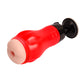 Crazy Bull Stroker Anal "Flora" Red and Black - Masturbator