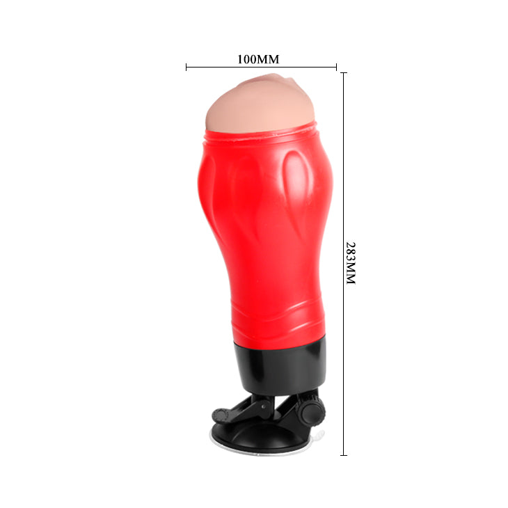 Crazy Bull Stroker Pussy "Flora" Red and Black - Masturbator