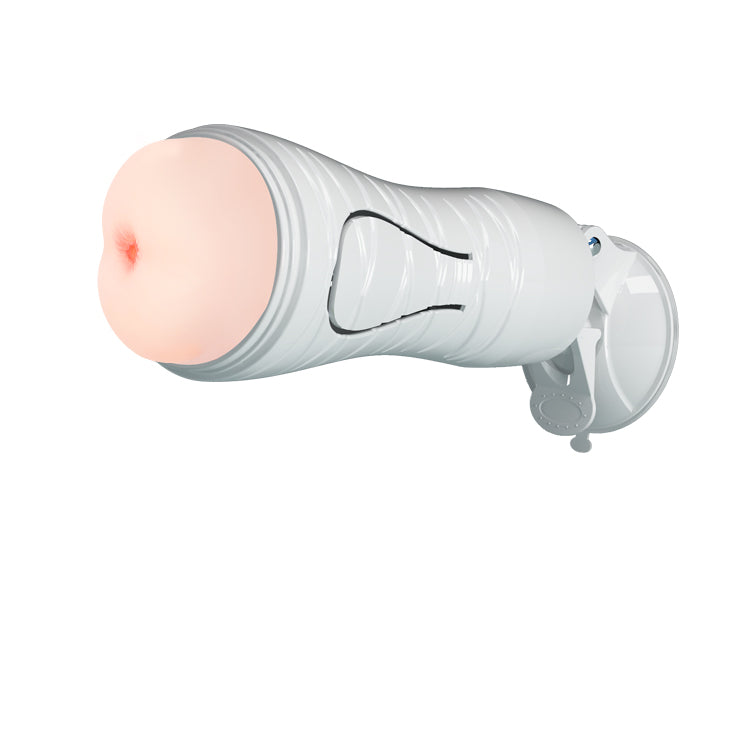 Crazy Bull Flora Anal Vibrating Masturbator White