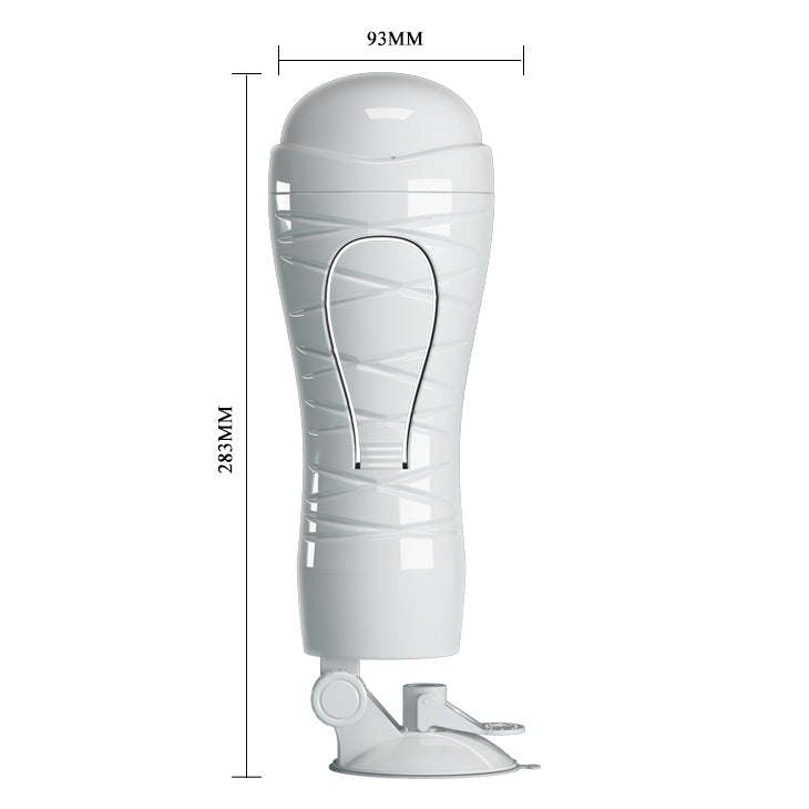 Crazy Bull Flora Stroker Vibrating Squeezable Vagina Stroker with Suction Base