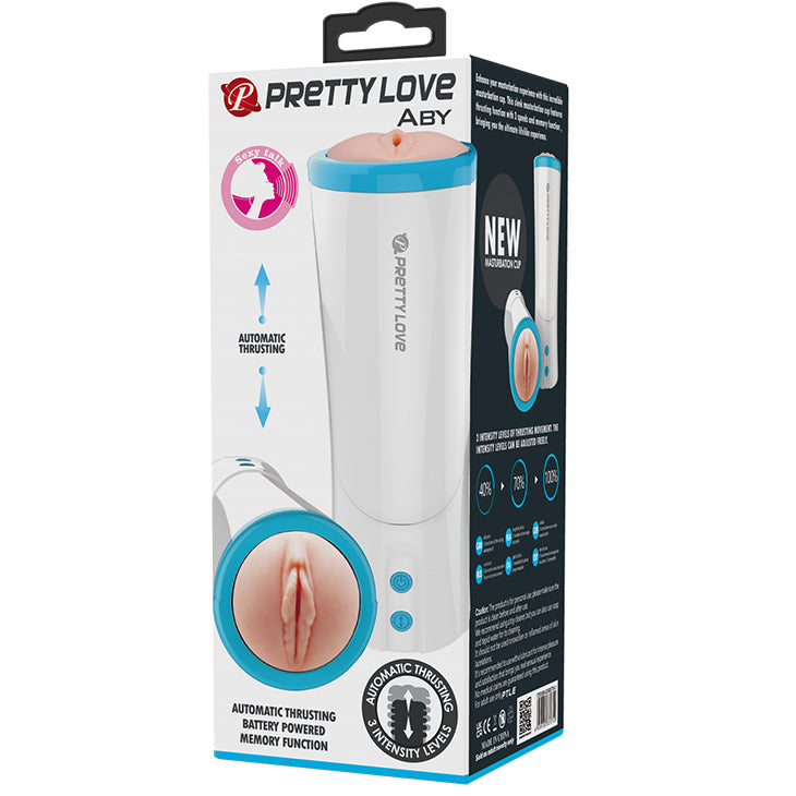 Pretty Love Aby Pussy Automactic Thrusting Masturbator with Sexy Talk