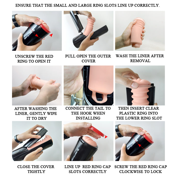 Pretty Love Ozzy Pussy Automactic Thrusting Masturbator with Sexy Talk