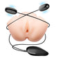 Crazy Bull Dual Vagina And Ass Vibrating Masturbator - Veronica (Flesh)