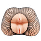Crazy Bull Double Decker Pussy And Ass Masturbator w Vibration 200mm x 130mm x 160mm / 2kg