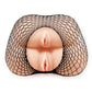 Crazy Bull Double Decker Pussy And Ass Masturbator w Vibration 200mm x 130mm x 160mm / 2kg