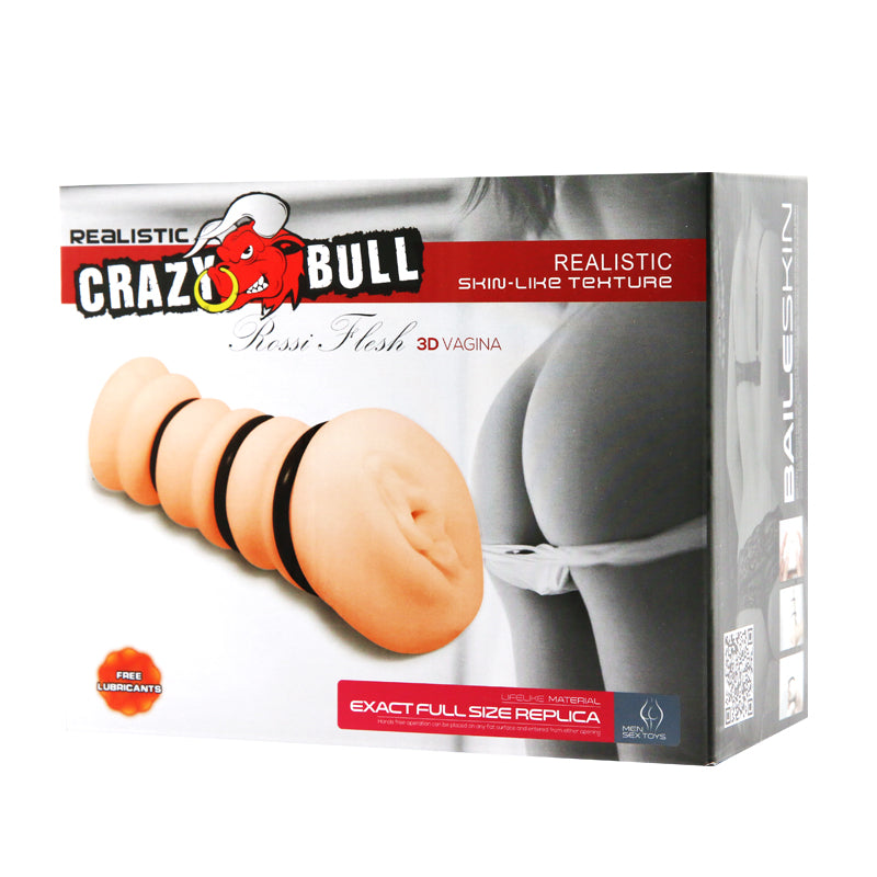 Crazy Bull Rossi 3D Vagina Masturbator with Tightening Rings