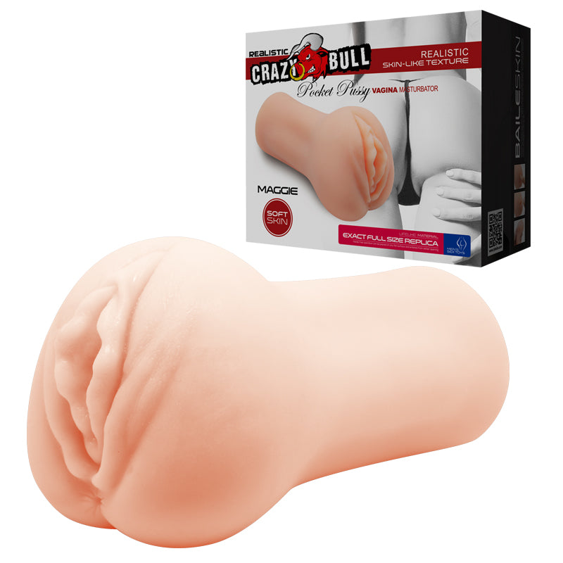 Crazy Bull Pocket Pussy Maggie Vagina Stroker Masturbator Flesh