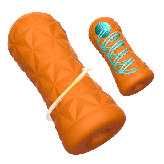 Pretty Love Victoria Cheney Coil & Ball Masturbator Orange