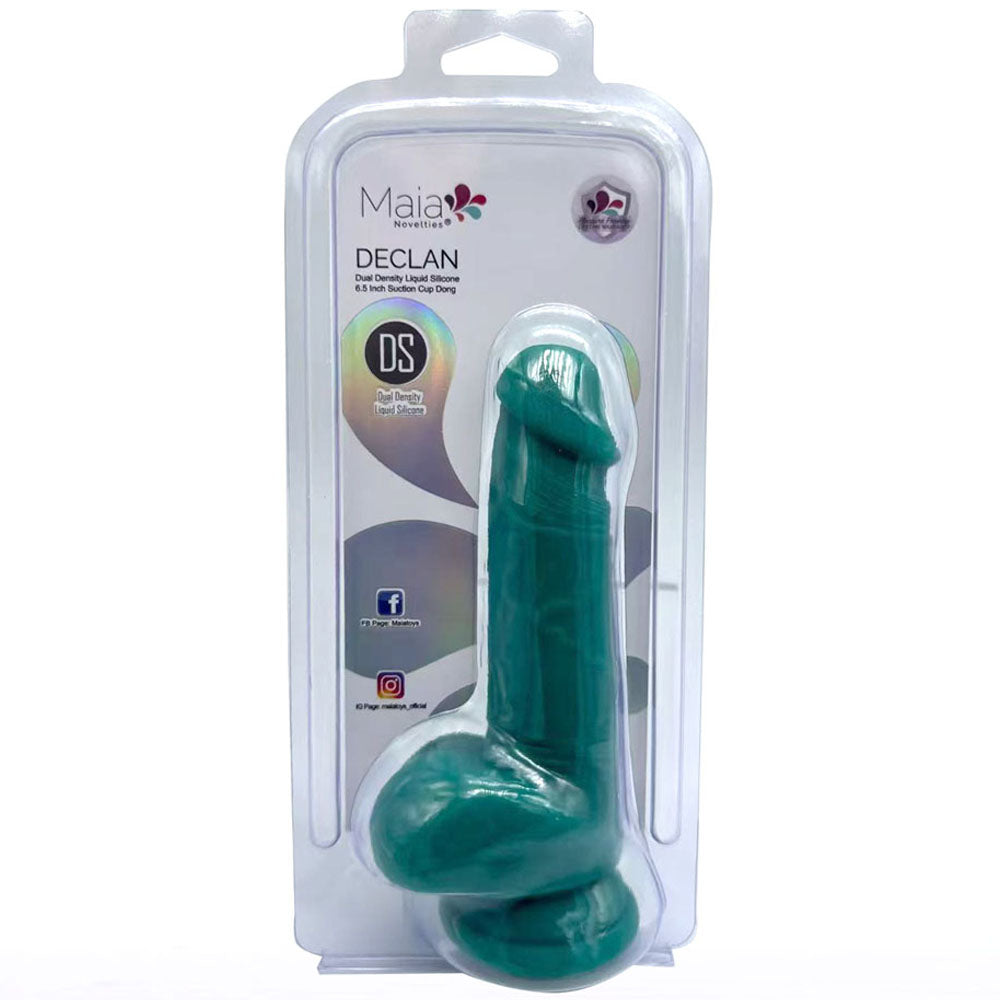 Maia Toys | Maia DECLAN - Green 16.5cm Dual Density Dong