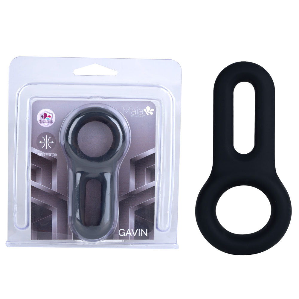 Maia Toys | Maia GAVIN - Black Cock & Balls Ring