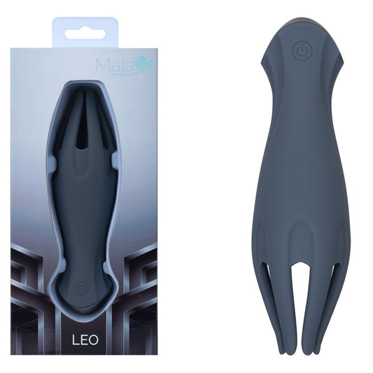 Maia Toys | Maia LEO - Grey Vibrating Penis Head Tickler