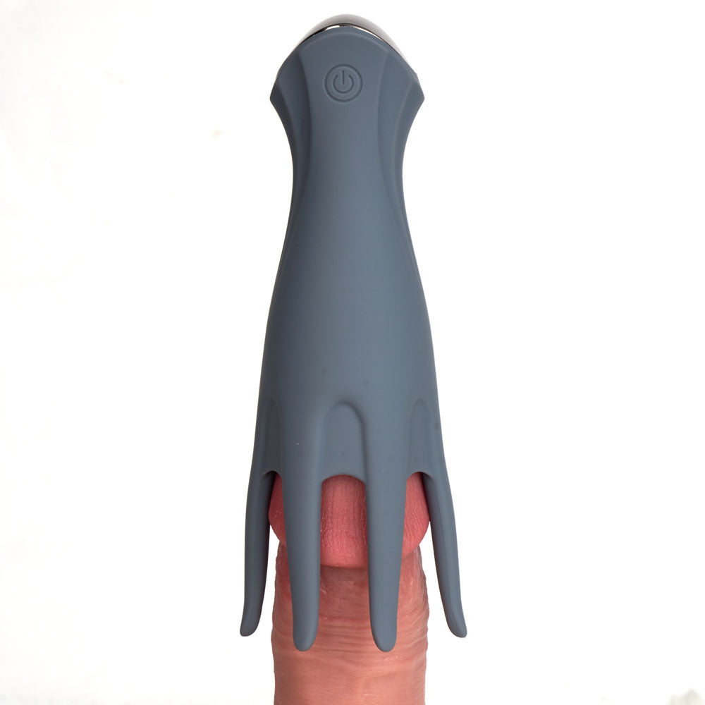 Maia Toys | Maia LEO - Grey Vibrating Penis Head Tickler