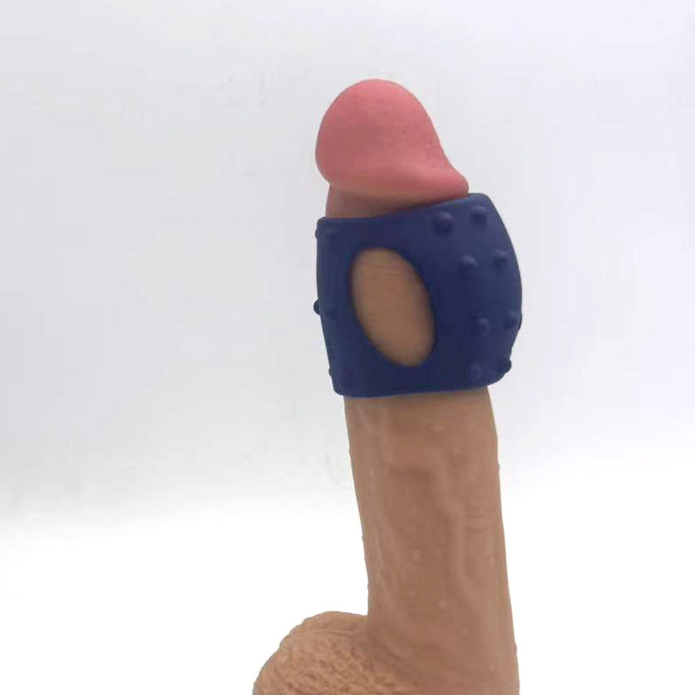 Maia Toys | Maia ROMEO - Blue Vibrating Girth Enhancer Sleeve