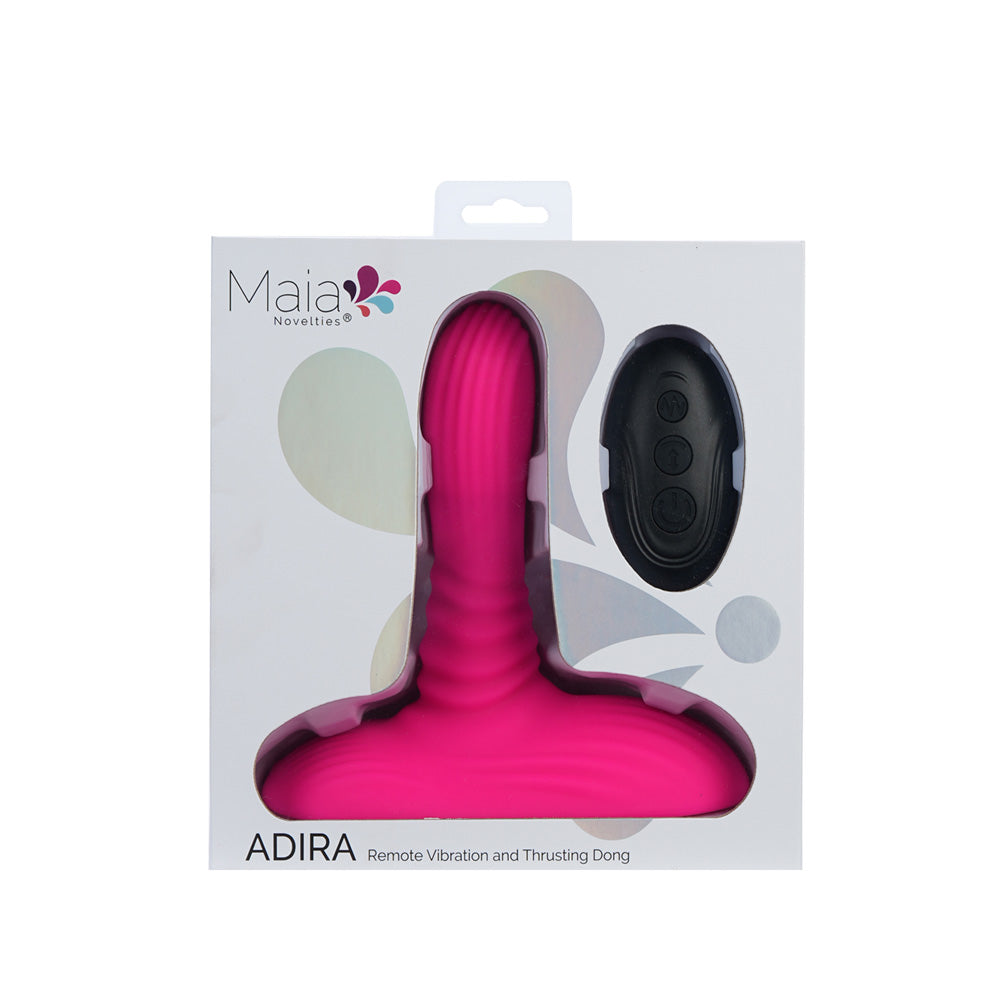 Maia Toys | Maia ADIRA - Pink Thrusting Vibrator with Wireless Remote