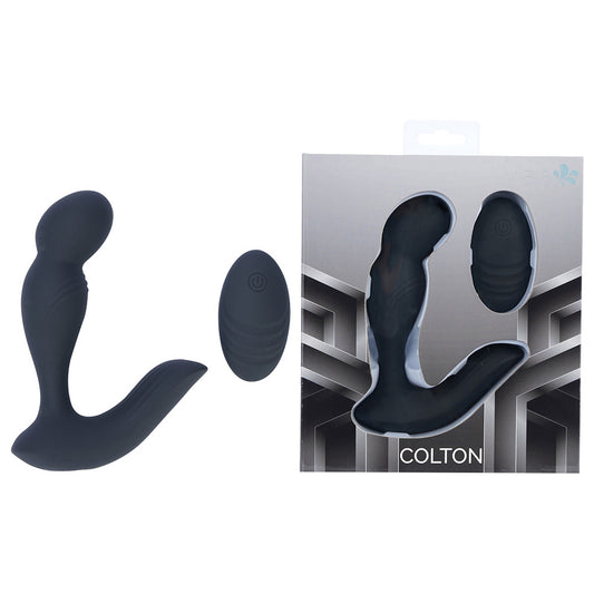 Maia Toys | Maia COLTON - Black Vibrating Prostate Massager with Wireless Remote