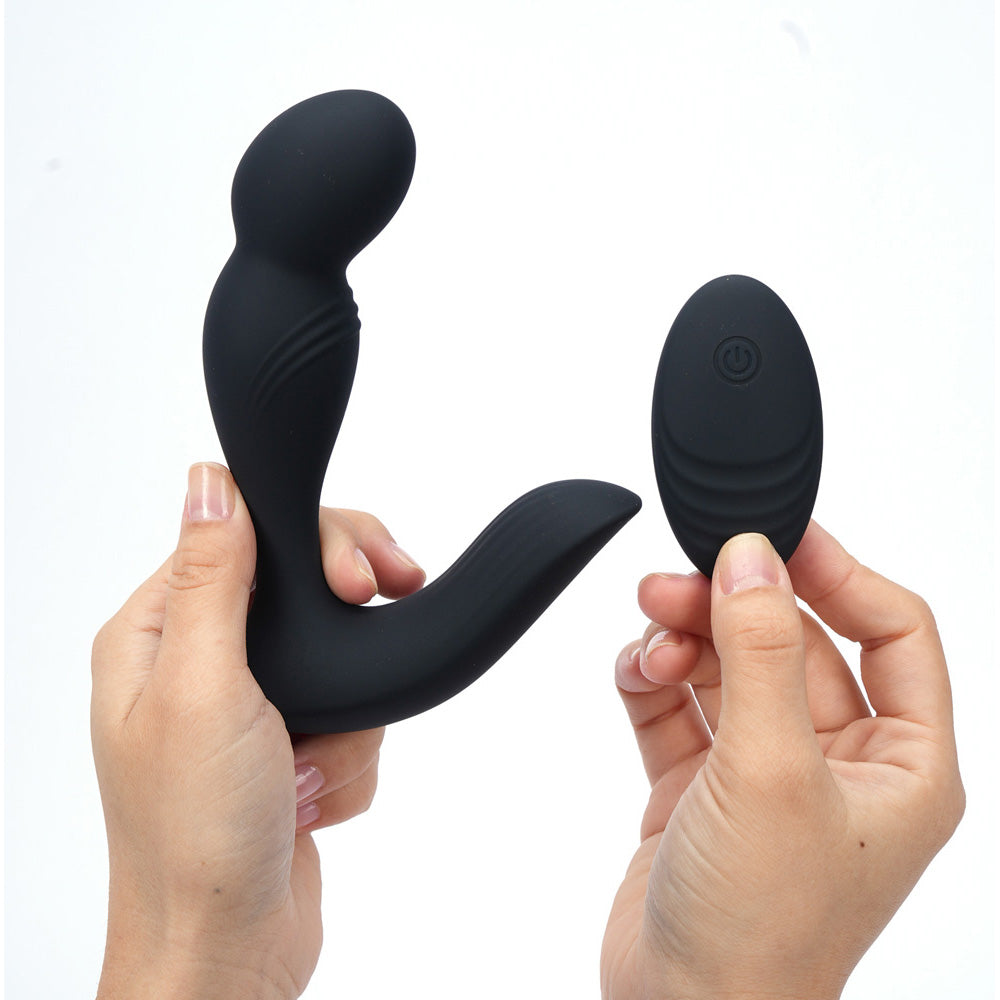 Maia Toys | Maia COLTON - Black Vibrating Prostate Massager with Wireless Remote