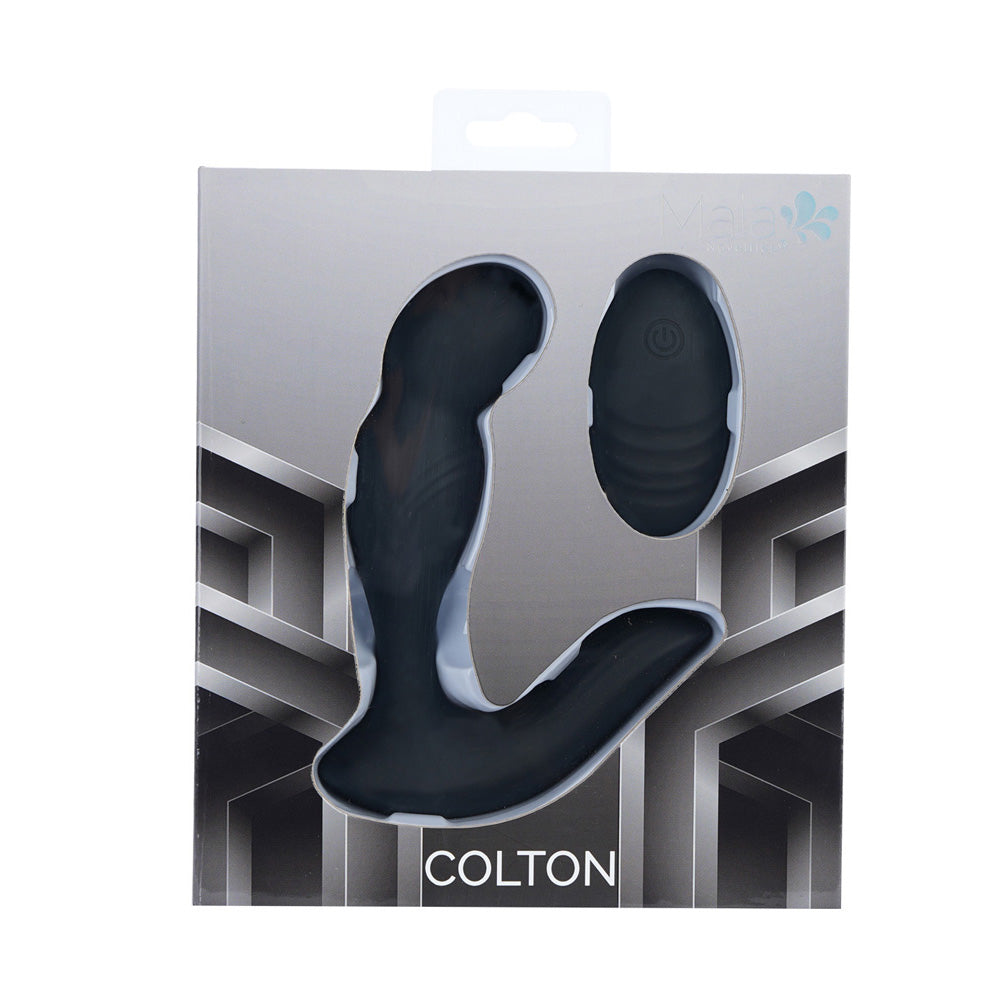 Maia Toys | Maia COLTON - Black Vibrating Prostate Massager with Wireless Remote