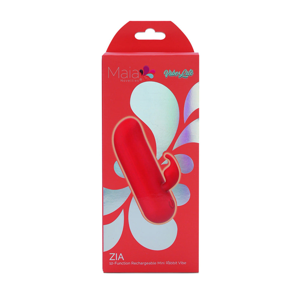 Maia Toys | Maia ZIA - Red 7.6cm USB Rechargeable Mini Bullet Rabbit