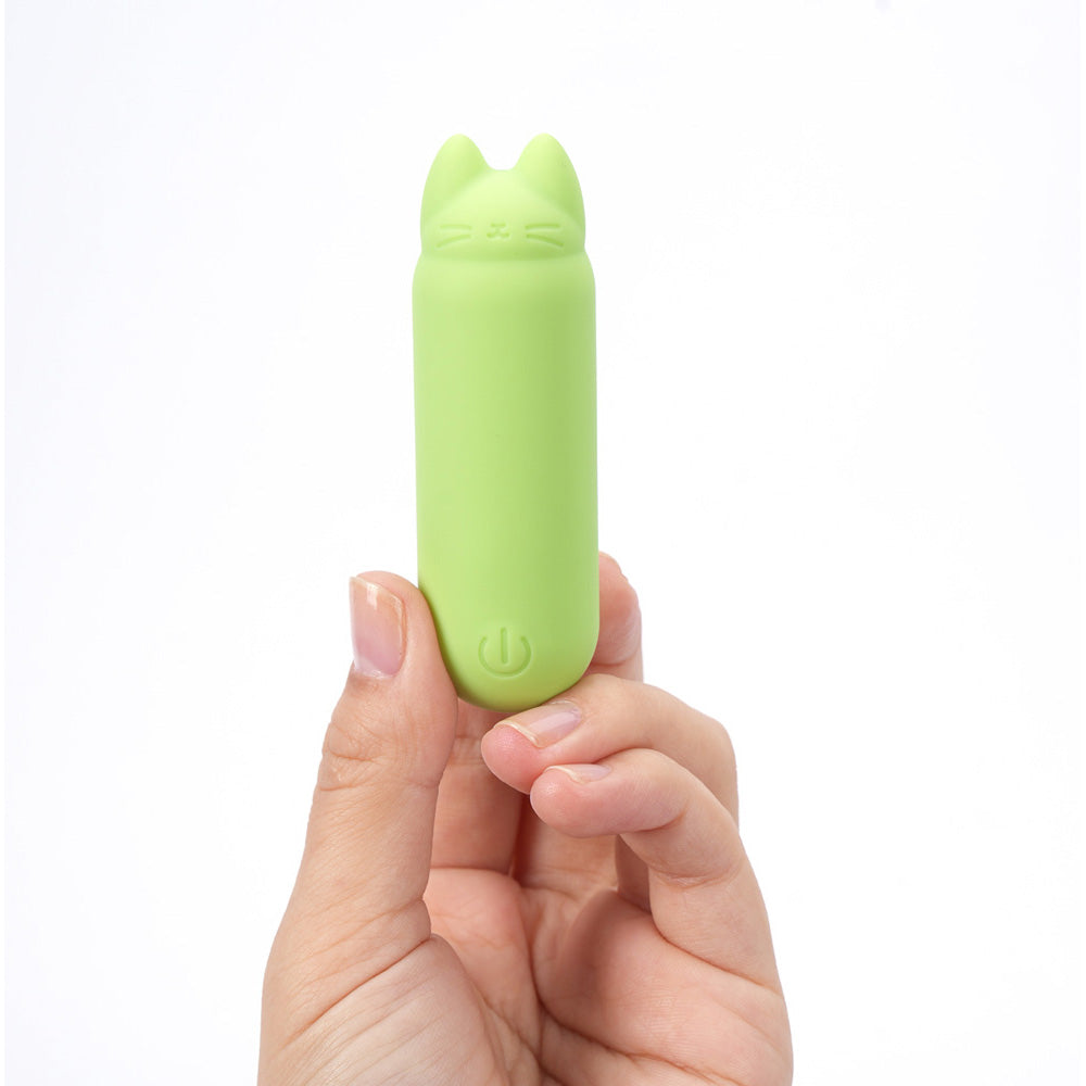 Maia Toys | Maia ALLIE - Green 7.6cm USB Rechargeable Vibrating Bullet