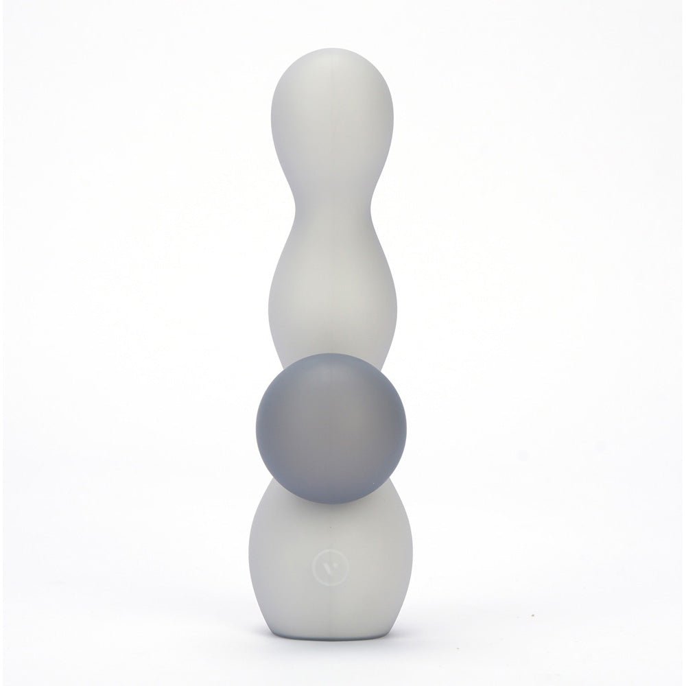 Maia Toys | Maia PRESLEY - Grey 15.2cm Ball Rabbit Vibrator