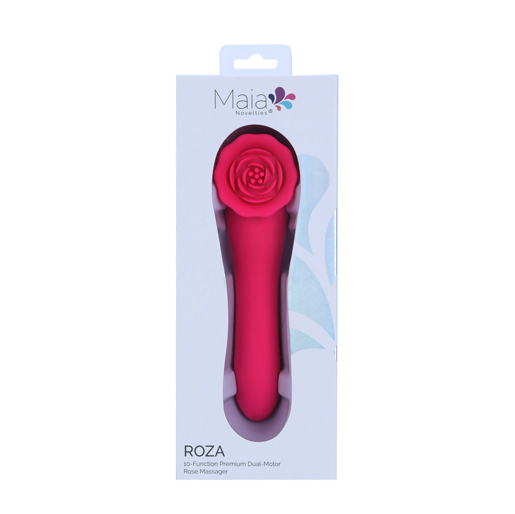 Maia Toys | Maia ROZA - Pink 18.4cm Dual Ended Vibrator
