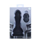 Maia Toys | Maia MAVERICK - Black 16.5cm Inflatable Anal Plug with Wireless Remote