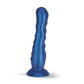 Maia Toys | Maia AURORA - Metallic Blue Vibrating Dildo