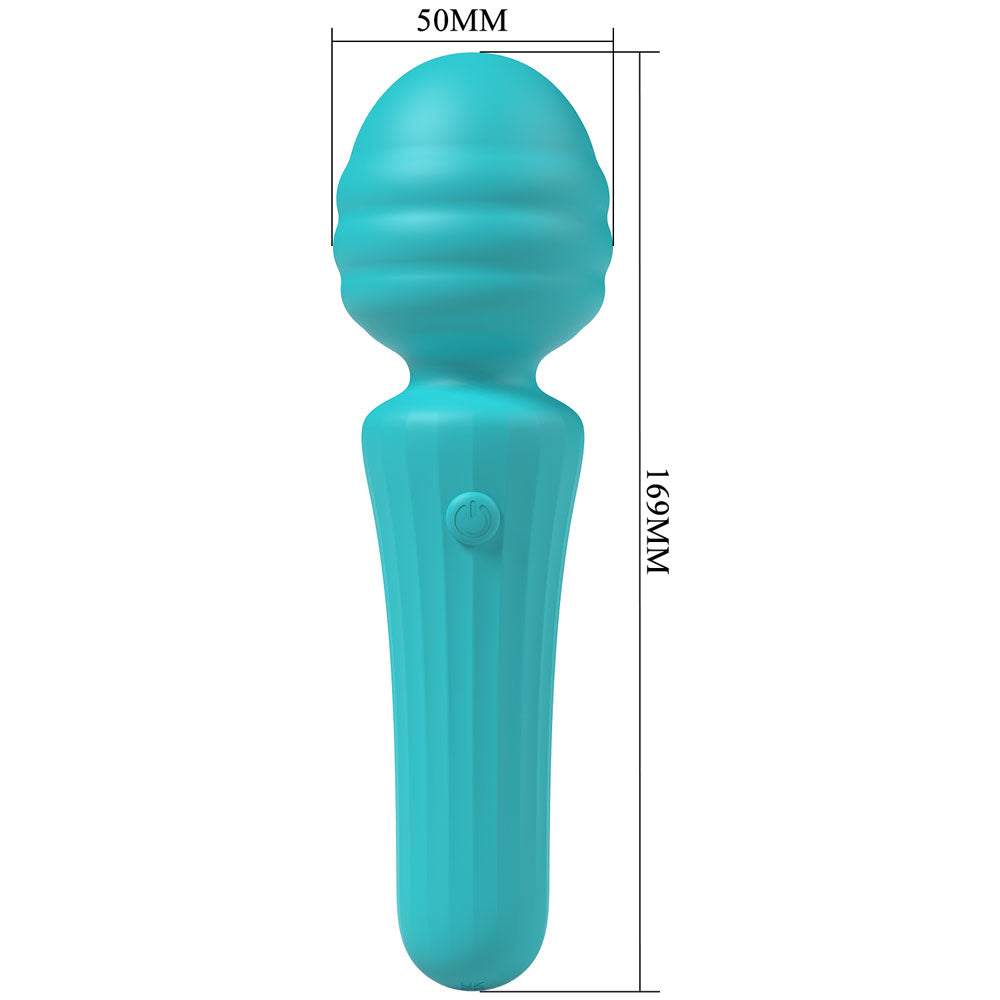 Party Up Duuna Massage Wand Vibrator Teal