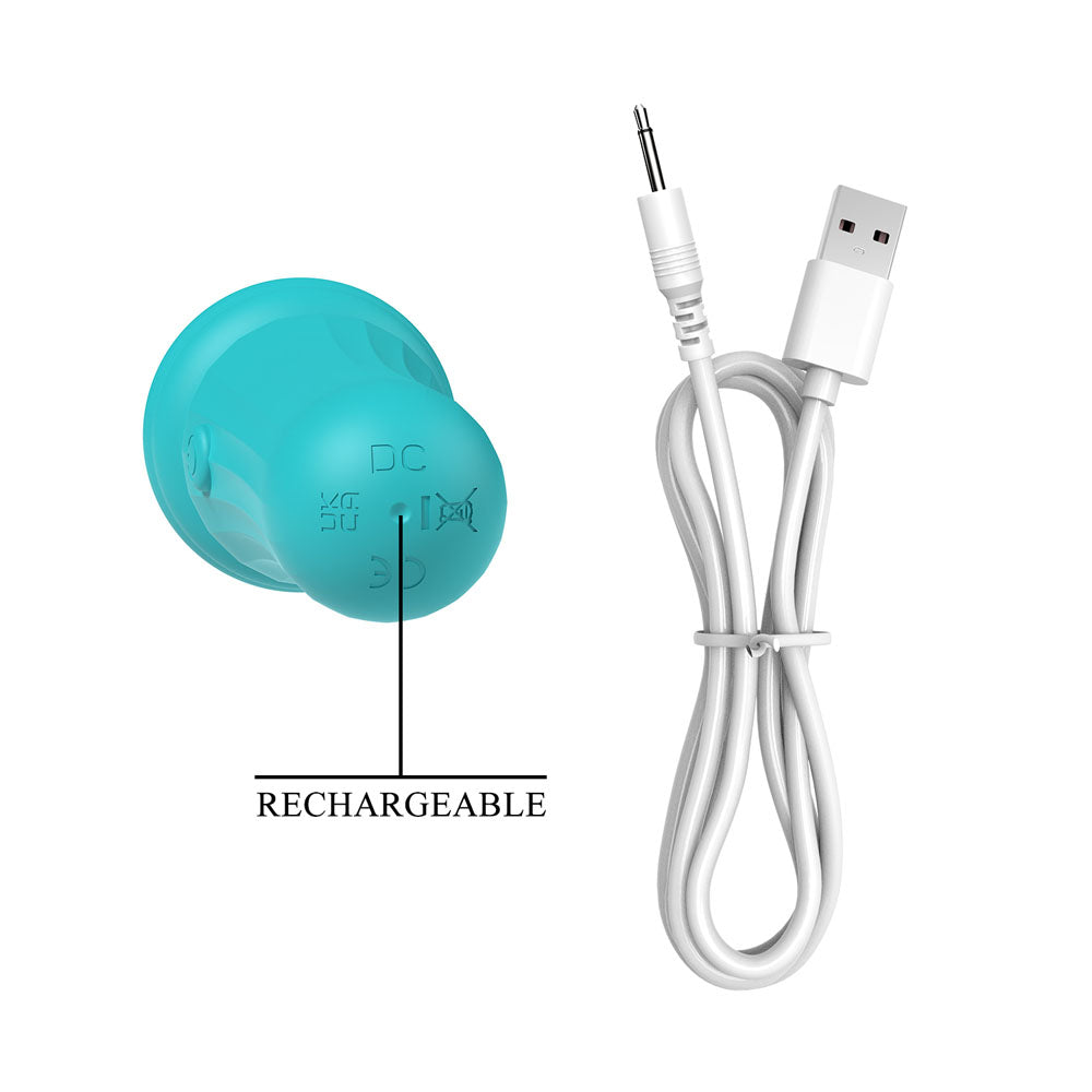 Party Up Duuna Massage Wand Vibrator Teal