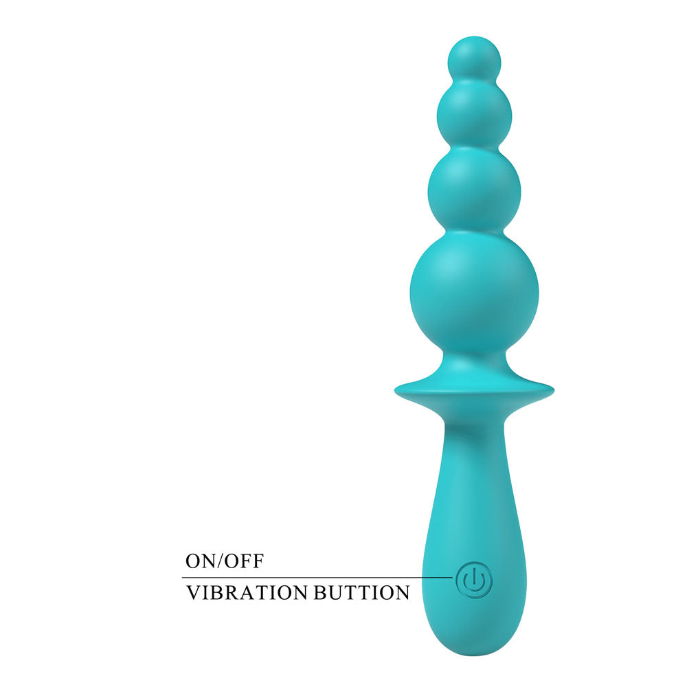 Party Up Evajane Beaded Vibrator Teal