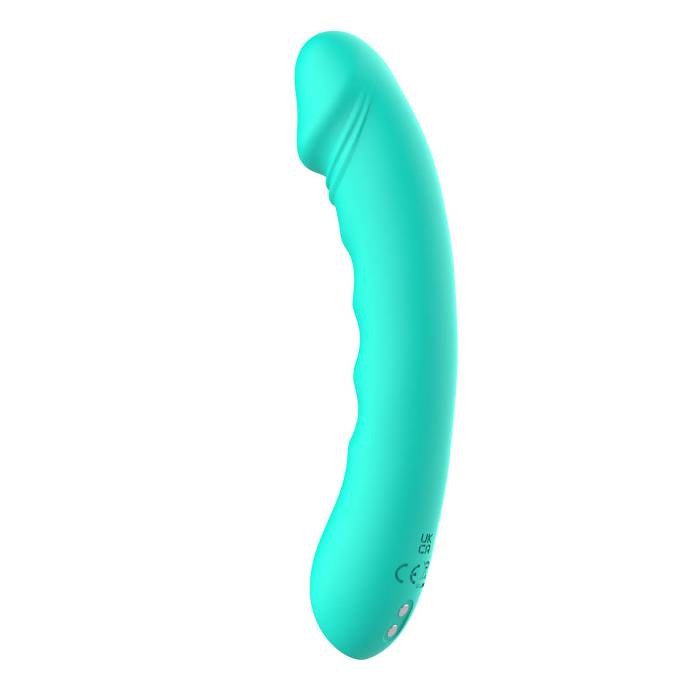 Party Up NIKI - Teal 15.4cm USB Rechargeable Vibrator