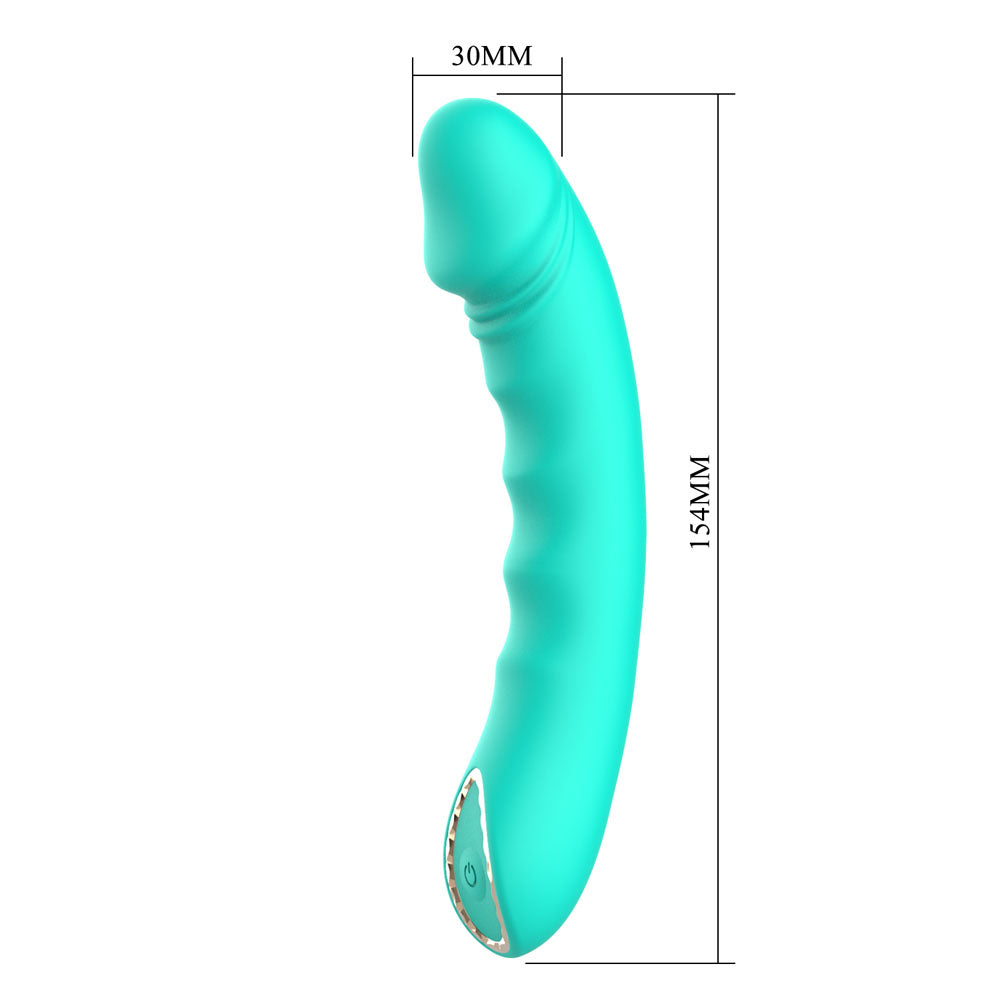 Party Up NIKI - Teal 15.4cm USB Rechargeable Vibrator