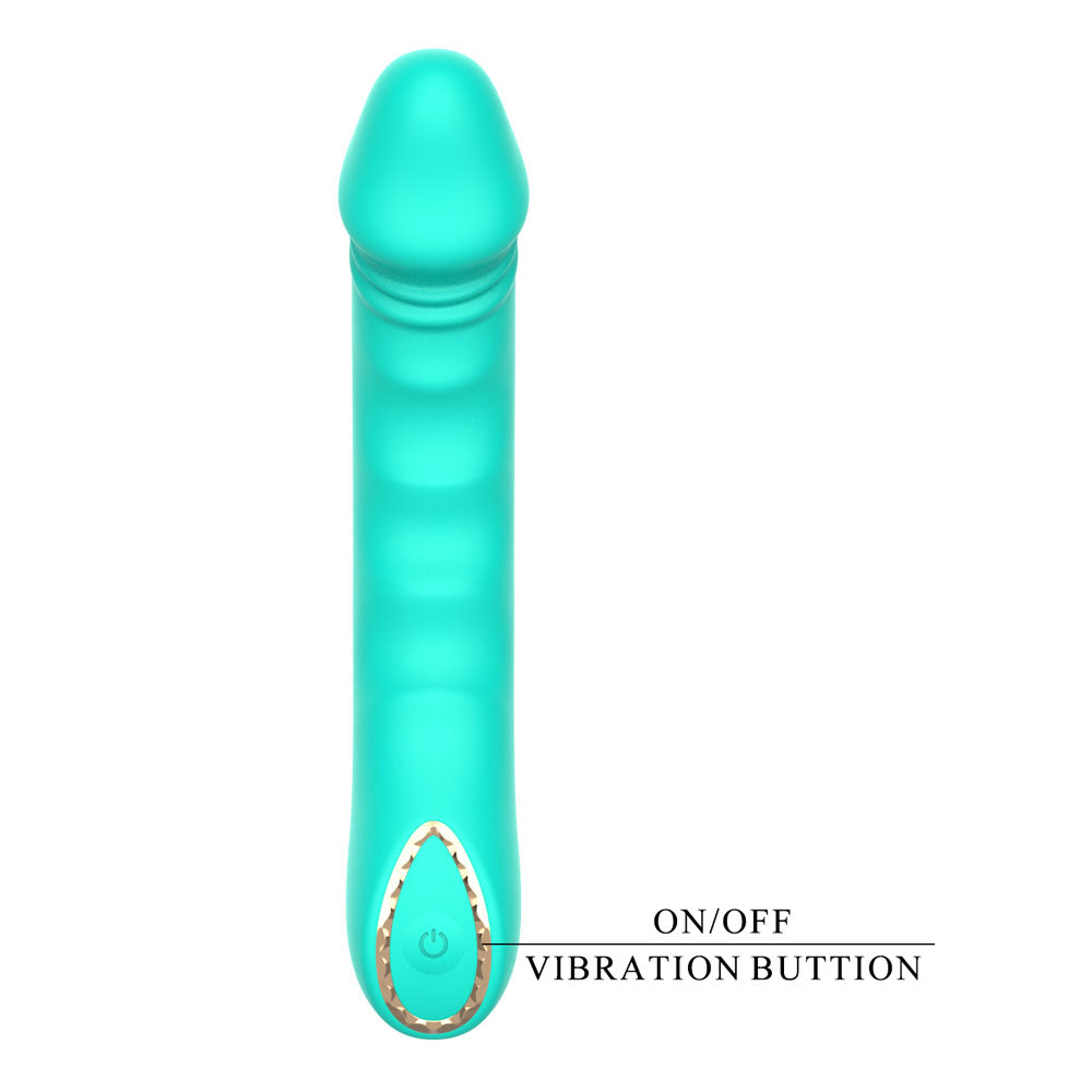 Party Up NIKI - Teal 15.4cm USB Rechargeable Vibrator