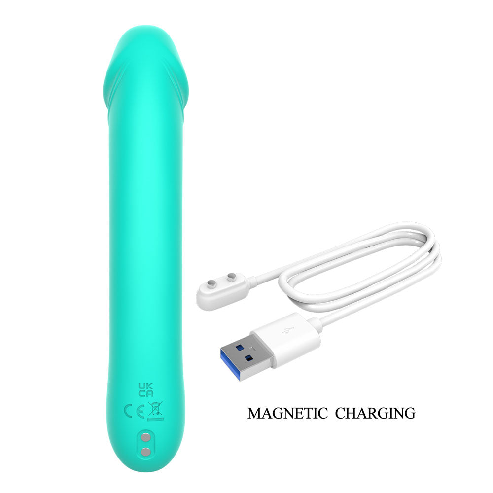 Party Up NIKI - Teal 15.4cm USB Rechargeable Vibrator