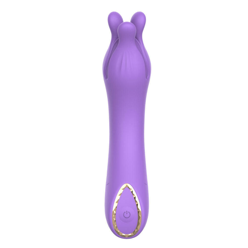 Party Up KELLY - Purple 13.7cm USB Rechargeable Vibrator