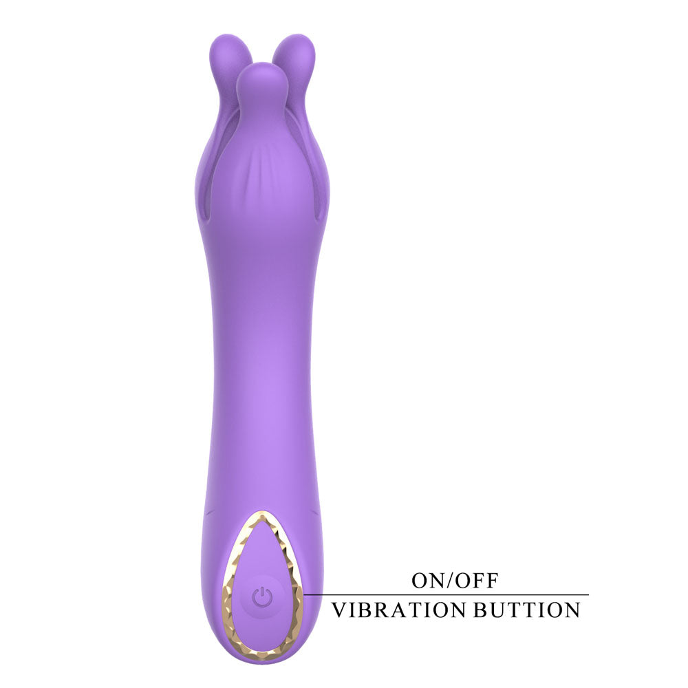 Party Up KELLY - Purple 13.7cm USB Rechargeable Vibrator