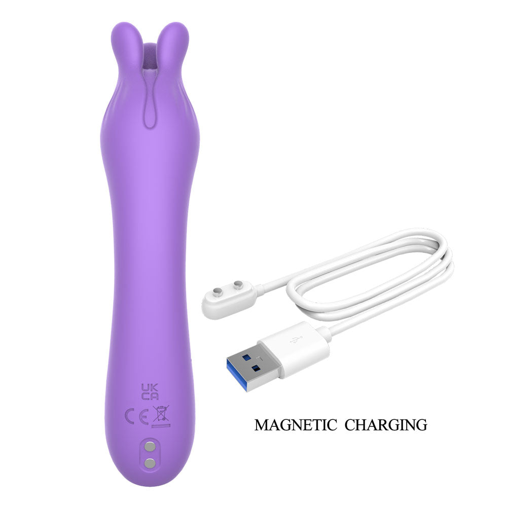 Party Up KELLY - Purple 13.7cm USB Rechargeable Vibrator